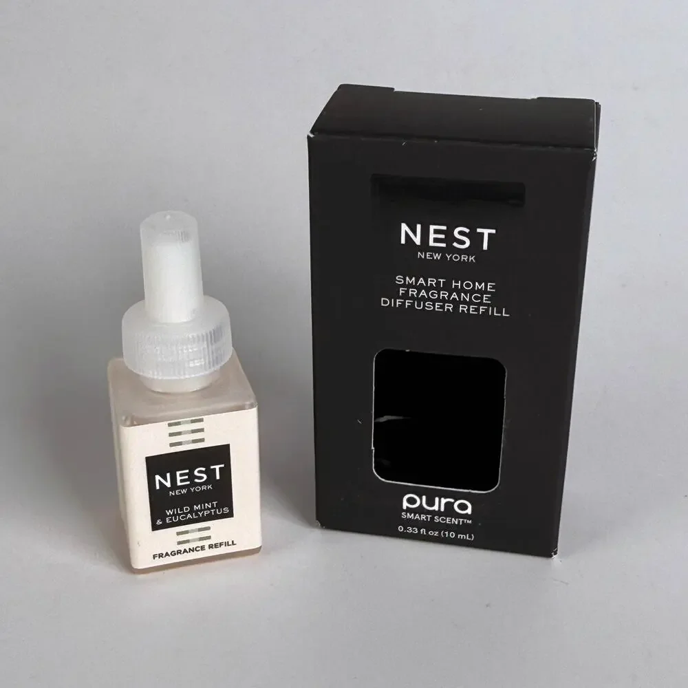 Pura NEST Wild Mint and Eucalyptus Fragrance Smart Scent Refill New in Box